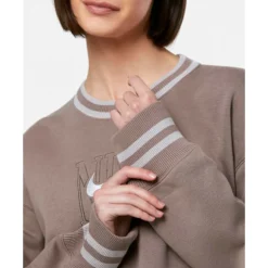 Womens Phoenix Fleece Oversized Crew Neck Sweatshirt-Nike Fashion