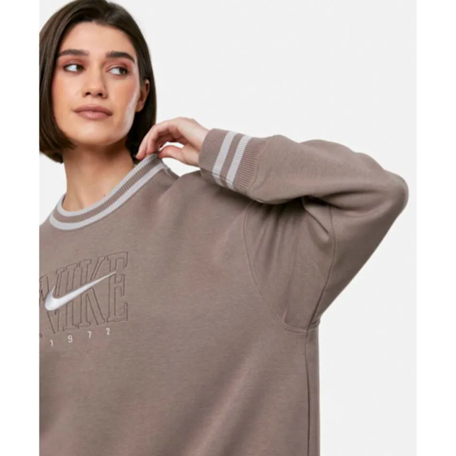 Womens Phoenix Fleece Oversized Crew Neck Sweatshirt-Nike Fashion