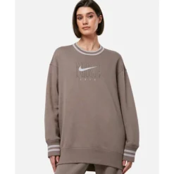 Womens Phoenix Fleece Oversized Crew Neck Sweatshirt-Nike Fashion