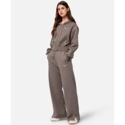 Womens Phoenix Fleece Wide Leg Pants-Nike New