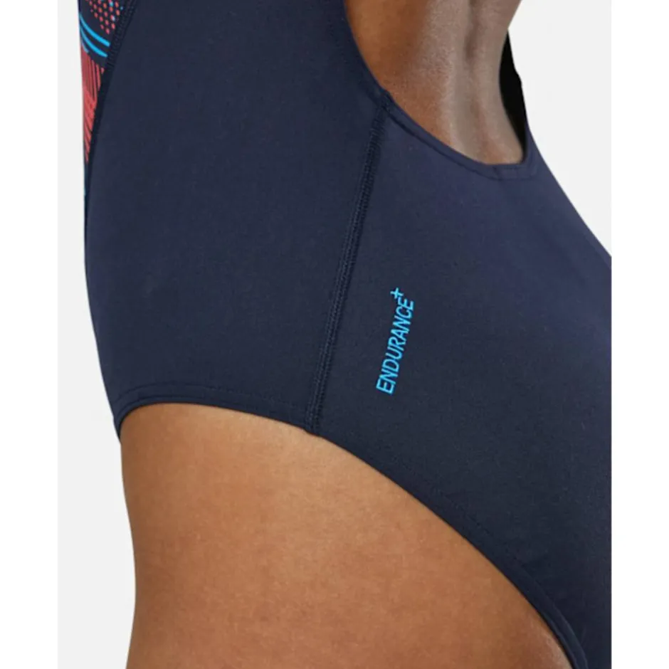 Womens Placement Laneback Swimsuit-Speedo Best