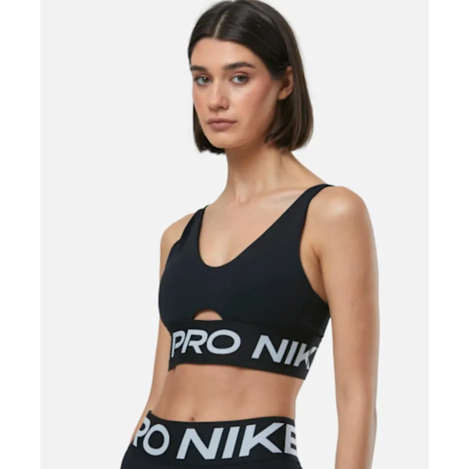 Womens Pro Indy Plunge Medium Support Sports Bra-Nike Best