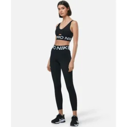 Womens Pro Indy Plunge Medium Support Sports Bra-Nike Best