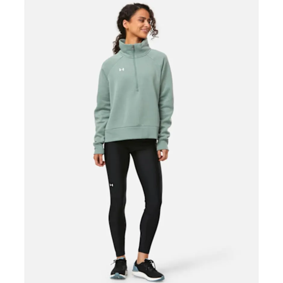 Womens Rival Fleece Half Zip-Under Armour New