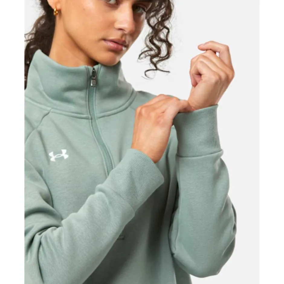 Womens Rival Fleece Half Zip-Under Armour New