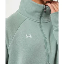 Womens Rival Fleece Half Zip-Under Armour New