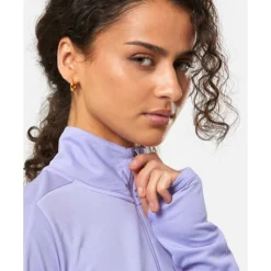 Womens Swoosh Half Zip Top-Nike Fashion